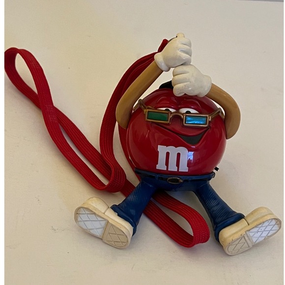 Vintage M&M's Red Character AM/FM Radio Novelty Strap Landyard - Picture 3 of 5